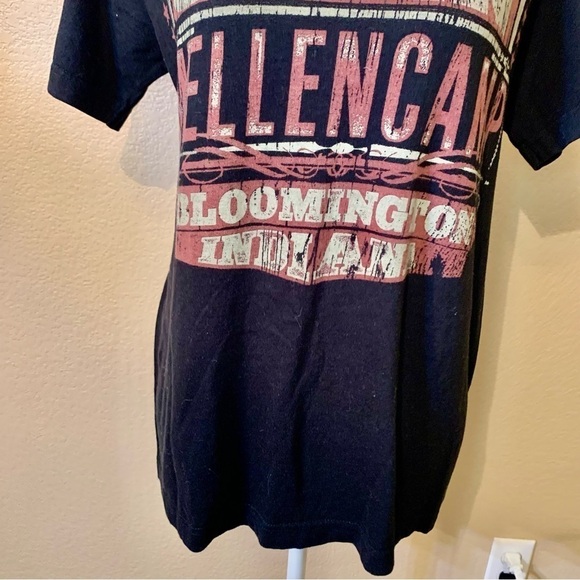 Vintage John Mellencamp Concert Tee Small Black Graphic Print Bloomington IN - Picture 4 of 11